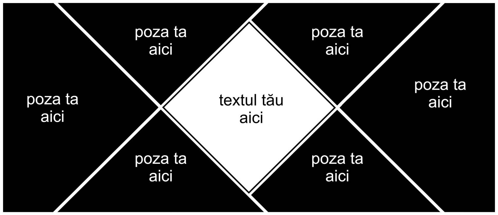 Cana personalizata cu model abstract cu 6 poze si text „Te iubim Buni”