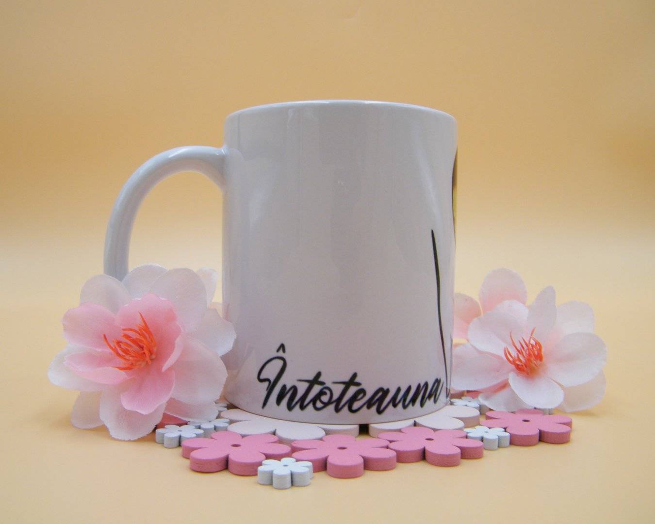 Cana personalizata cu poza si mesaj „Intotdeauna, Impreuna”