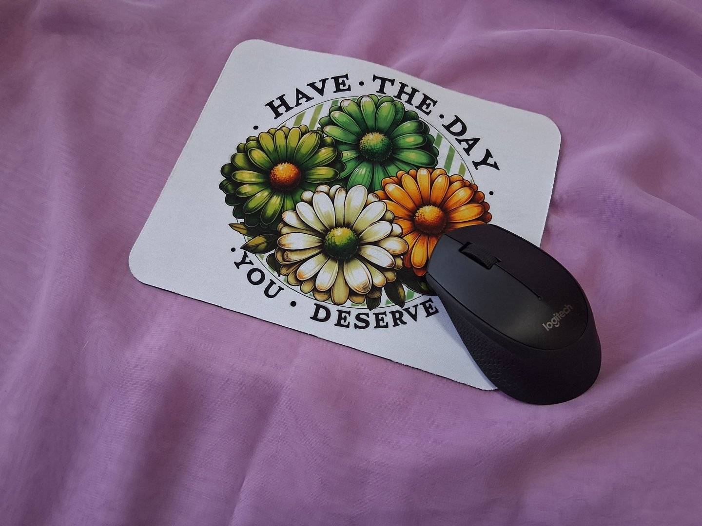 Mousepad personalizat cu poza si mesaj, 22 x 18 cm