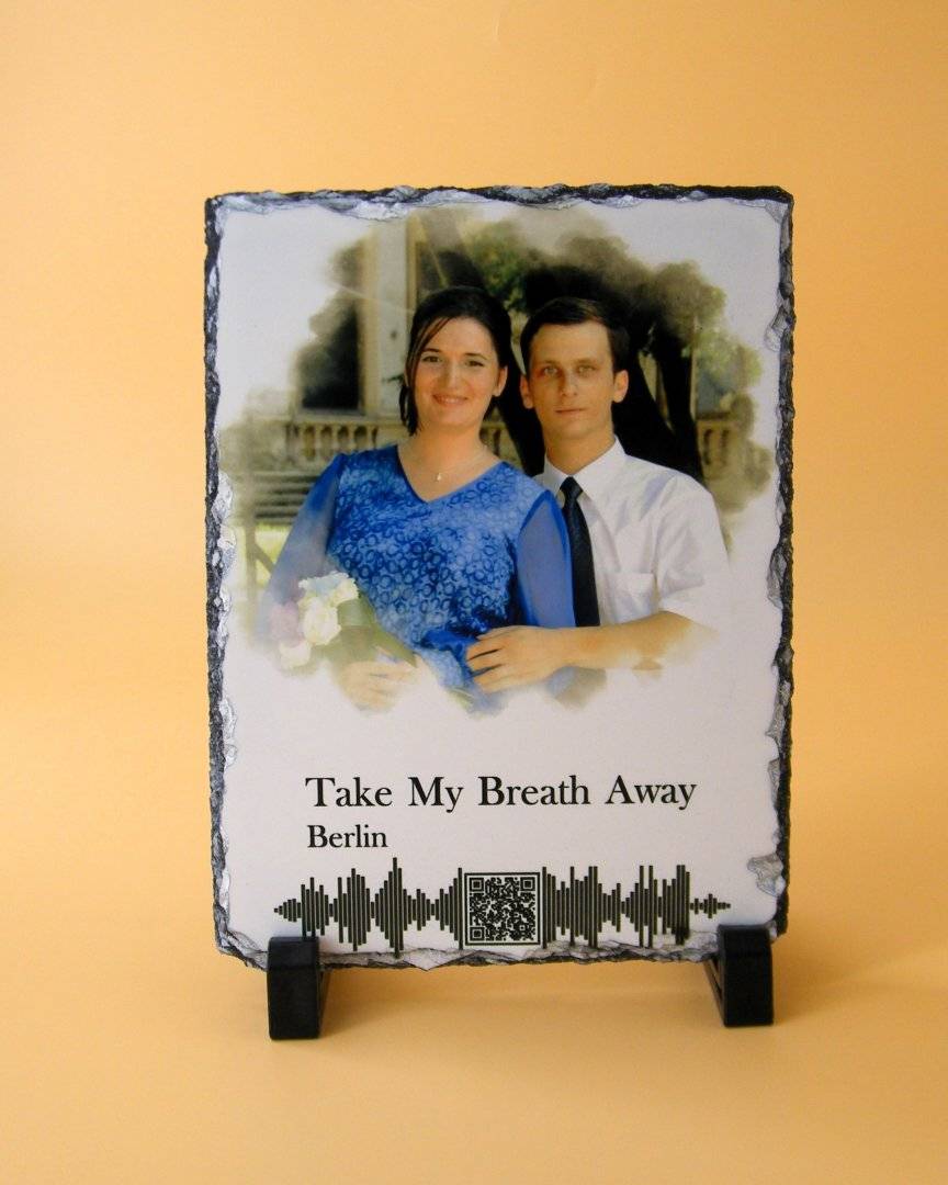 Placa de Ardezie Personalizata ANIVERSARE